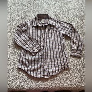 Boys button down, long sleeve, dress shirt, size M, Old Navy
